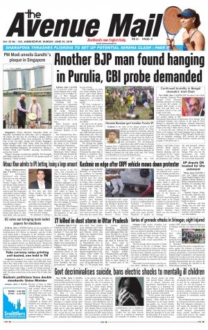 The Avenue Mail, June 3rd 2018