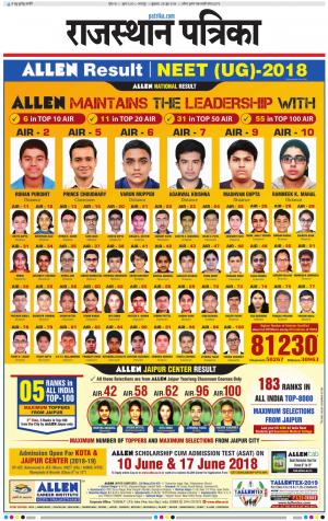 Bharatpur Dak Rajasthan Patrika