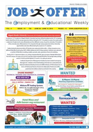 JOB OFFER MAGAZINE SOUTH VOL-5 ISSUE 10