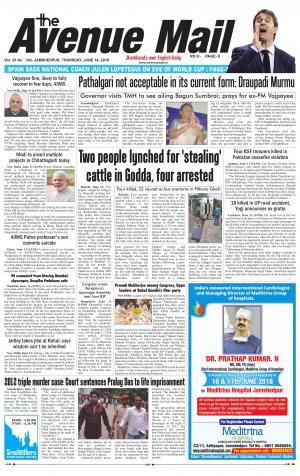 The Avenue Mail, June 14th 2018