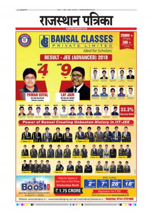  Rajasthan Patrika Sawaimadhopur