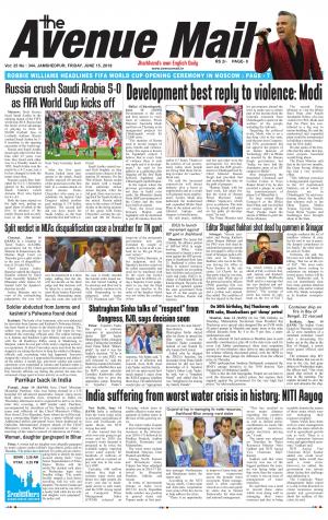 The Avenue Mail, June 15th 2018