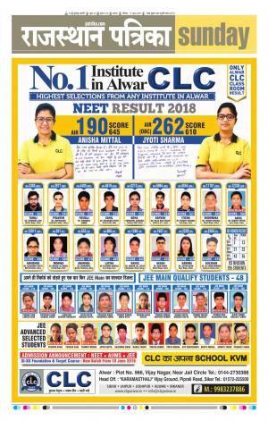 Alwar City Rajasthan Patrika