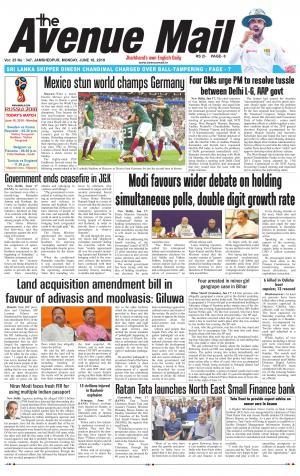 The Avenue Mail, June 18th 2018