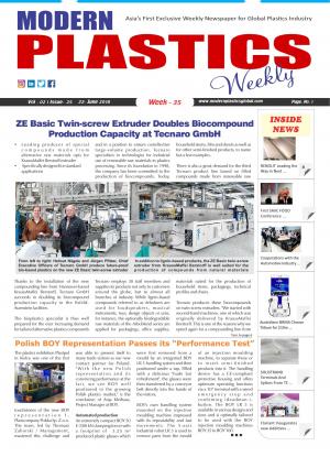 Modern Plastics Weekly