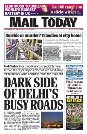 Mail Today, New Delhi, Monday, July 02, 2018