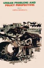 Urban Problems and Policy Perspectives