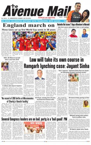 The Avenue Mail, July 8th 2018