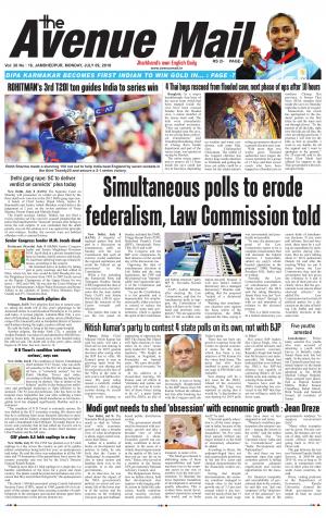 The Avenue Mail, July 9th 2018