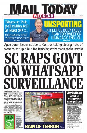 Mail Today issue July 14, 2018