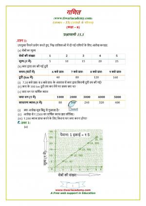 NCERT Solutions Class 8 Maths Chapter 15 Exercise 15.3