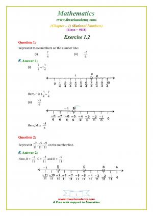 NCERT Solutions Class 8 Maths Exercise 1.2