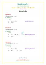 NCERT Solutions Class 8 Maths Exercise 2.1