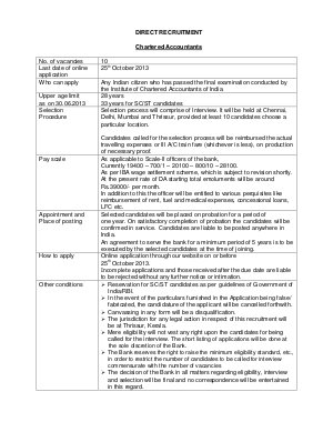Catholic Syrian Bank Notified Direct Recruitment for 100 Various Posts 2013 