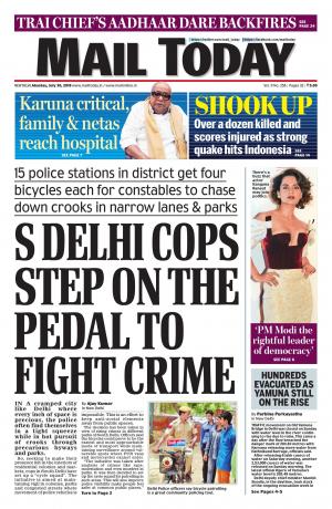 Mail Today, New Delhi, Monday, July 30, 2018