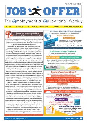 JOB OFFER MAGAZINE SOUTH VOL-5 ISSUE 18