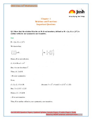 Relations and Functions- Tips & Strategies