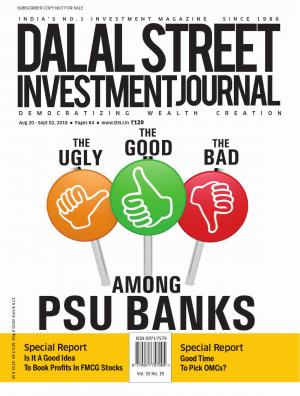 Dalal Street Investment Journal Volume No 33 Issue No. 19 17th August 2018 