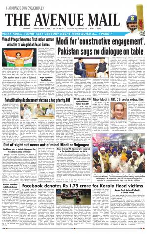 The Avenue Mail, August 21st 2018