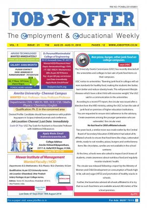 JOB OFFER MAGAZINE SOUTH VOL-5 ISSUE 21