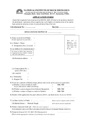Application Form
