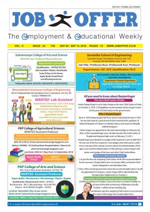 JOB OFFER MAGAZINE SOUTH VOL-5 ISSUE 23