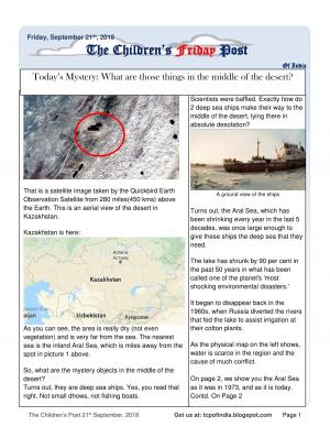 The Childrens Post 21st September 2018