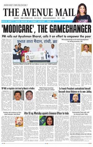 The Avenue Mail, September 24th 2018