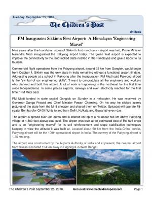 The Childrens Post 25th September 2018