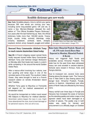 The Children's Post September 26, 2018