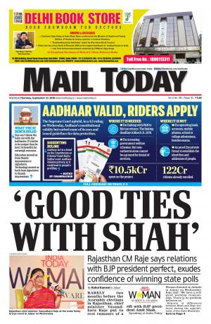 Mail Today Issue September 27, 2018