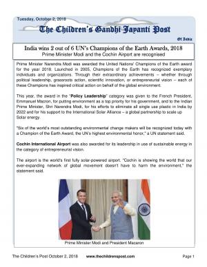 The Childrens Post 02 October 2018