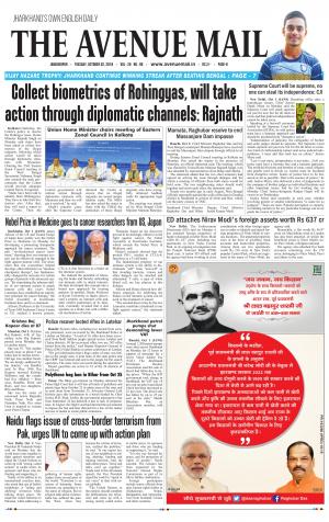 The Avenue Mail, October 2nd 2018