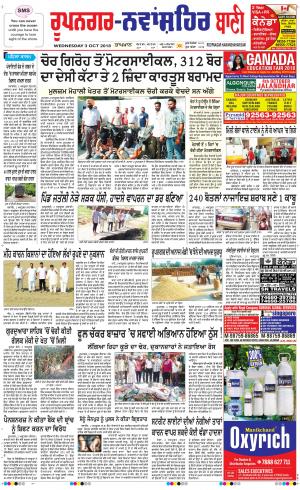  Roopnagar- Shaheed Bhagat Singh Nagar Bani