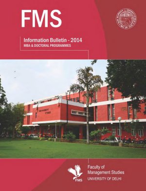 FMS announced admission to 2 Year Full-Time MBA Program 2014