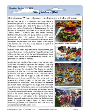 The Childrens Post 18th October 2018