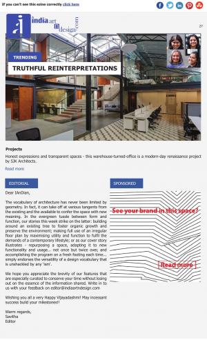 Vol. VIII Issue 27 - Design: an unshackled vocabulary!