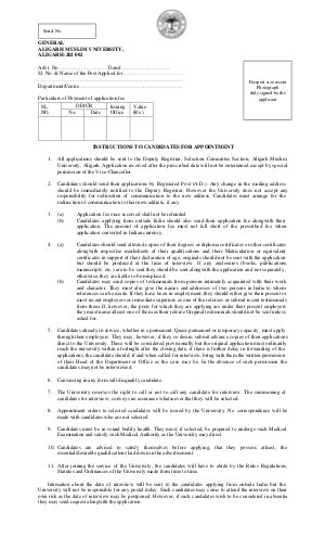 Aligarh Muslim University Notified Recruitment for 307 Various Posts 2013