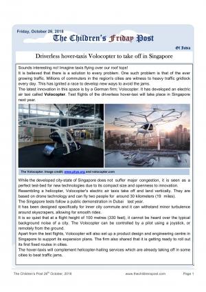 The Children's Post 26th October, 2018