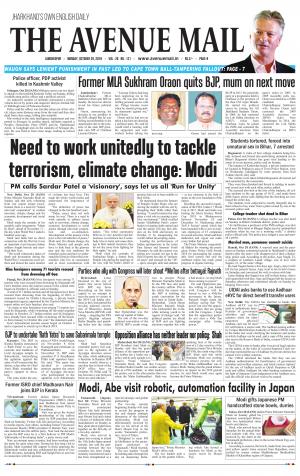 The Avenue Mail, October 29th 2018