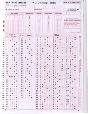 Joint CSIR UGC NET Answer Key June 2013 Earth Sciences B
