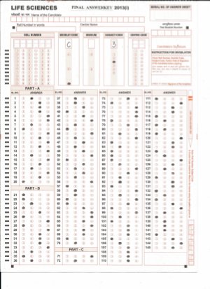Joint CSIR UGC NET Answer Key June 2013 Life Sciences C