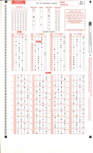 Joint CSIR UGC NET Answer Key December 2012 Earth Sciences 