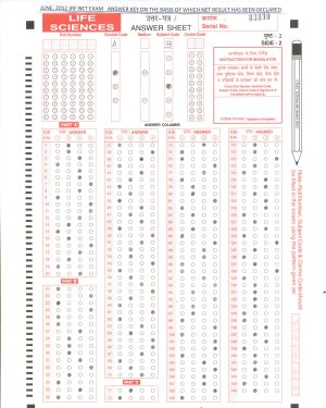Joint CSIR UGC NET Answer Key June 2012 Life Sciences 