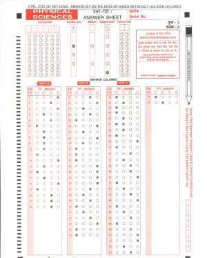 Joint CSIR UGC NET Answer Key June 2012 Physical Sciences 