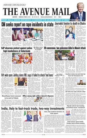 The Avenue Mail, October 31st 2018