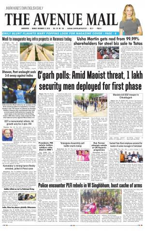 The Avenue Mail, November 12th, 2018