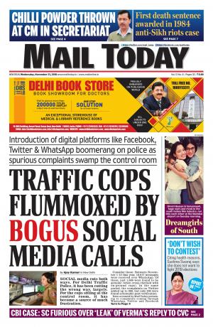 Mail Today Issue, Wednesday, November 21, 2018