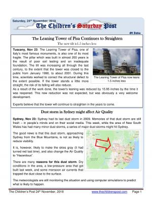 The Children's Post, 24th November, 2018