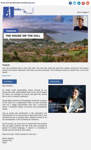 Vol. VIII Issue 33 - In dialogue with brick and mortar 